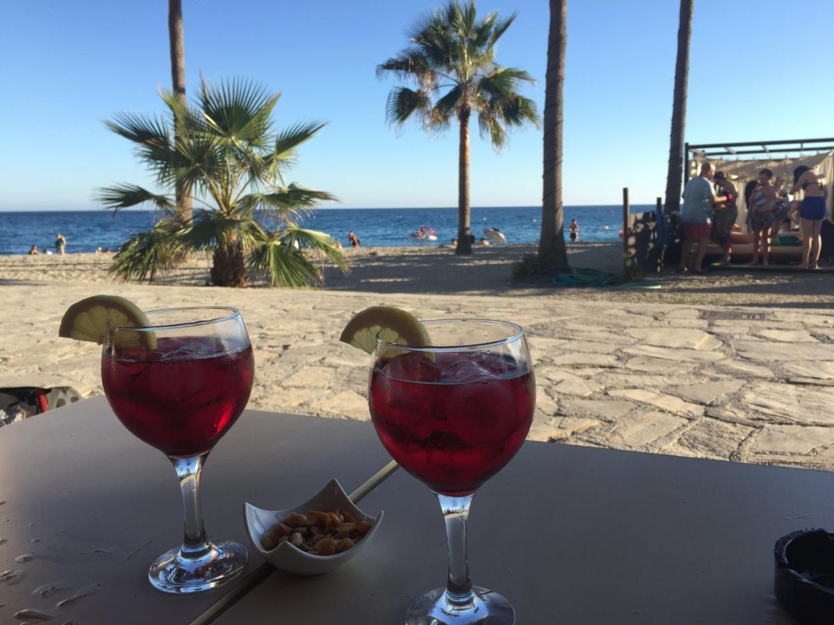 Playa Burriana, Tva Terasser, Havsutsikt, Pool Nerja Exteriér fotografie