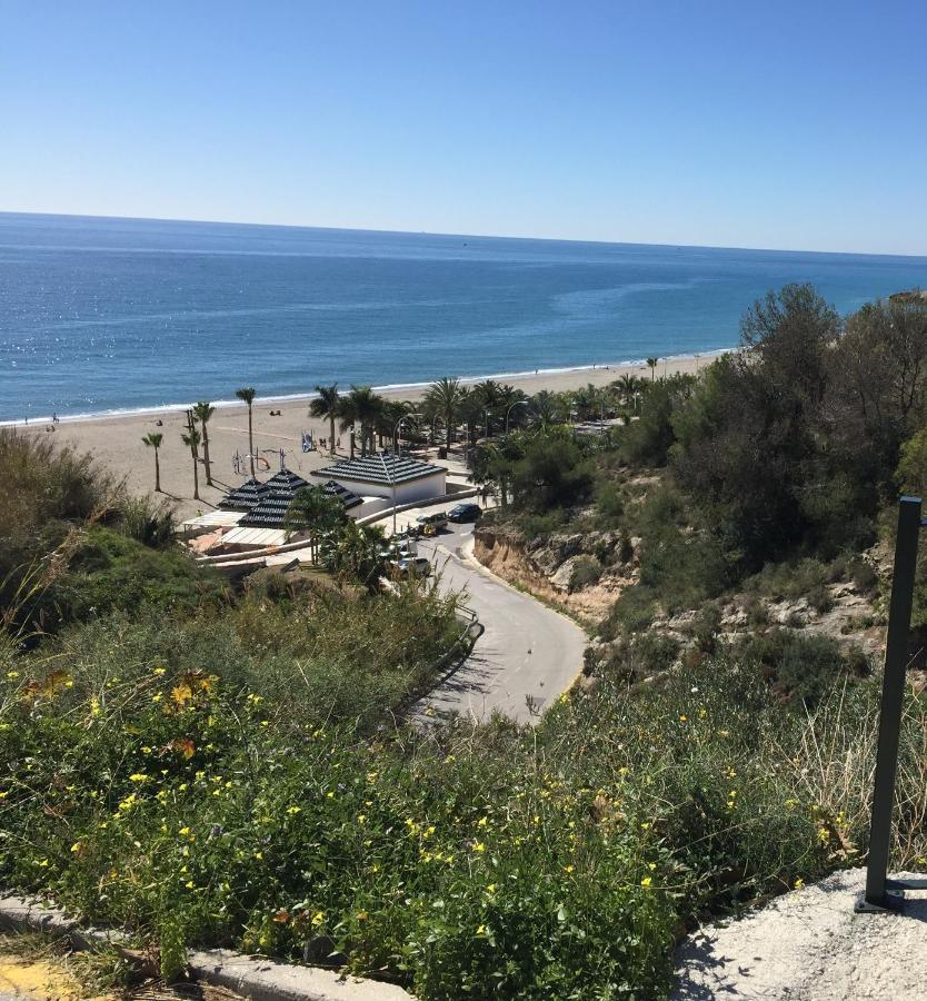 Playa Burriana, Tva Terasser, Havsutsikt, Pool Nerja Exteriér fotografie