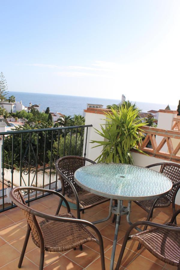 Playa Burriana, Tva Terasser, Havsutsikt, Pool Nerja Exteriér fotografie